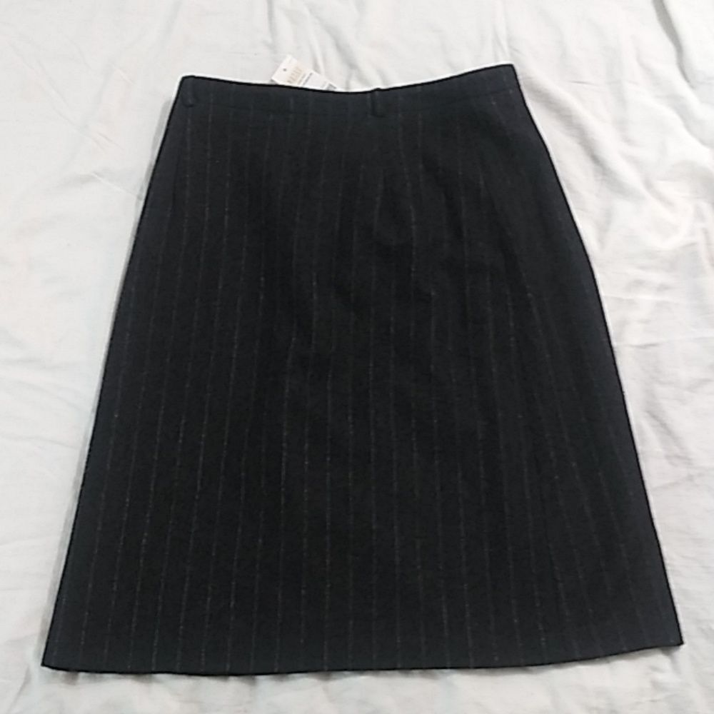 WANKO Wool Blend Pin Strip 4 loop Belt Skirt
